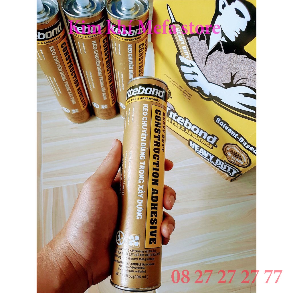 Keo dán Titebond 296ml đa năng - Keo chuyên dán trong xây dựng