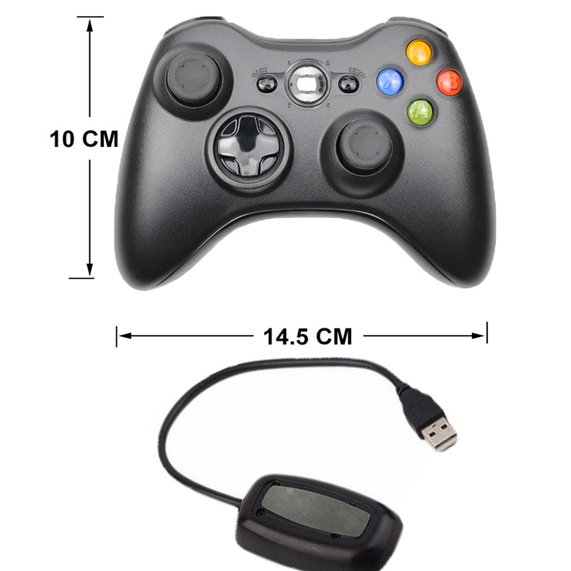 Wireless Controller For Microsoft Xbox 360 With PC Receiver Wireless 2.4G Gamepad Joystick Controler