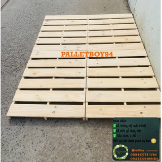 GIƯỜNG MẶT KHÍT 6NAN PALLET GỖ THÔNG NHẬP KHẨU. GỖ MỚI 100%