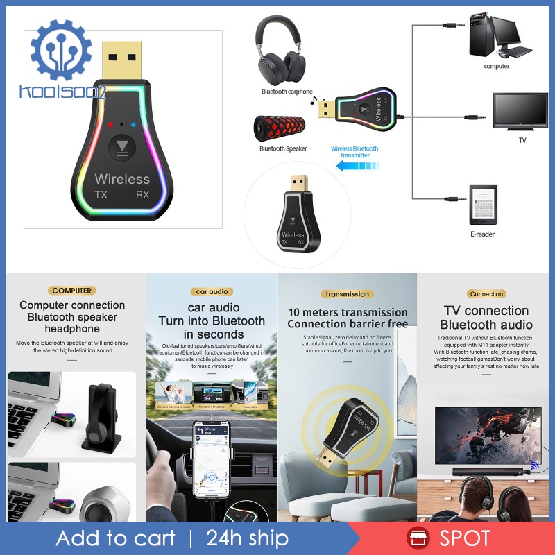 Thiết Bị Truyền Phát Tín Hiệu Bluetooth 5.0 M11 Usb Kool2-8 Cho Tv Và Nhiều Loại Khác Nhau