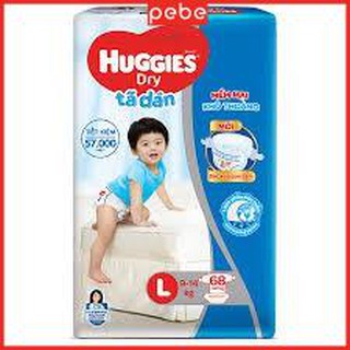 Bỉm Huggies Dán Size M76/L68/XL62/Xxl56