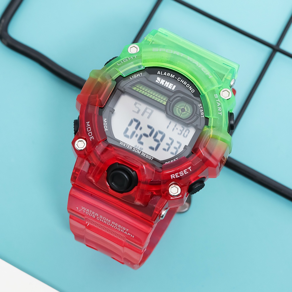 Đồng Hồ Nam Điện Tử Thể Thao Pin Nhật, Kháng Nước SKMEI - 1197GNRD - Hàng Chính Hãng