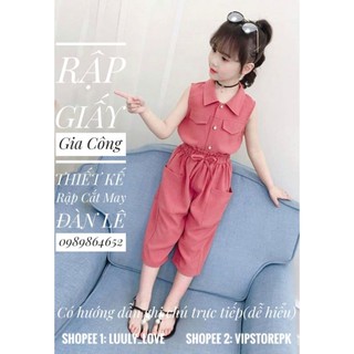 B57 Rập giấy sét cá tính cho bé gái
