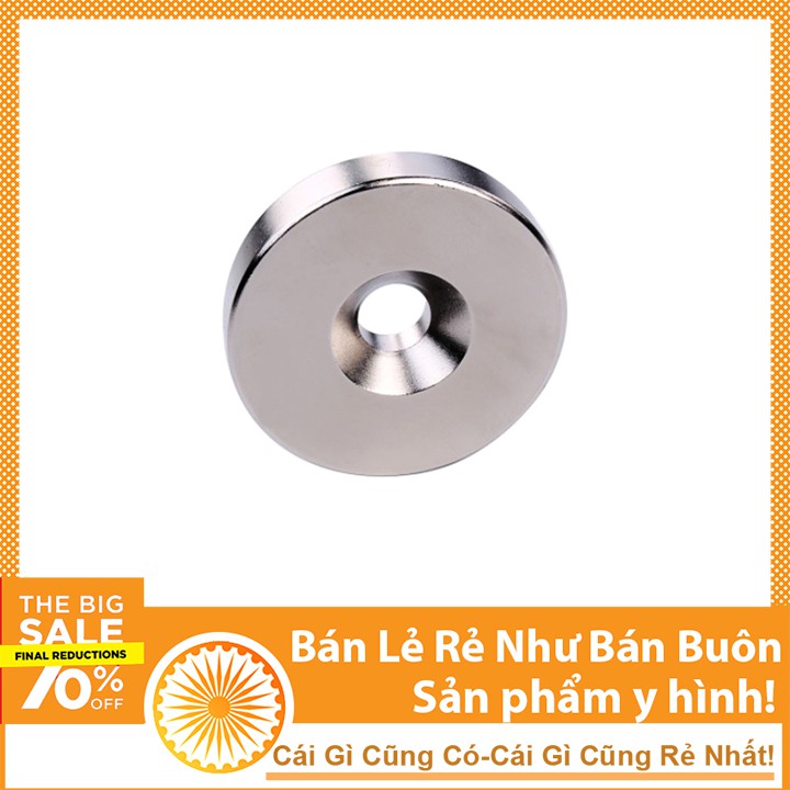 Nam Châm Đất Hiếm Tròn Có Lỗ