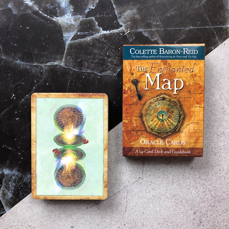 Bộ Tarot  The Enchanted Map Oracle T2 Bài Bói New