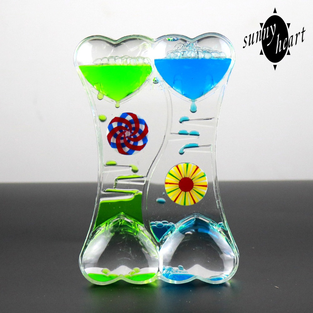 Đồng Hồ Cát Thủy Tinh Thiết Kế Hình Trái Tim Xinh Xắn