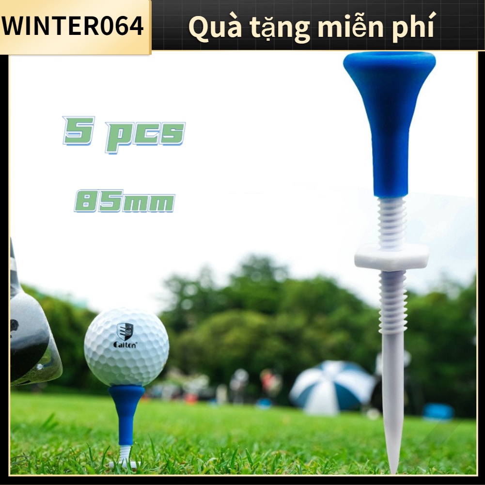5 cái Golf Tees Chủ nhựa 85mm Chiều dài có thể điều chỉnh Hex Screw Nut Training Phụ kiện Winter064