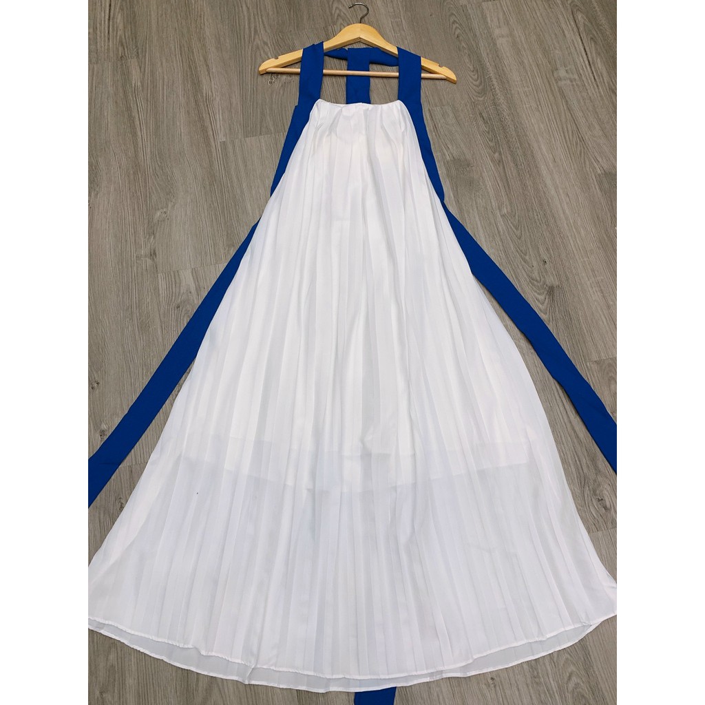 Đầm Maxi Voan Lụa Dập Ly Đi Biển Du Lịch Chụp Ảnh Sống Ảo Cực Sang Bin Sports MA014