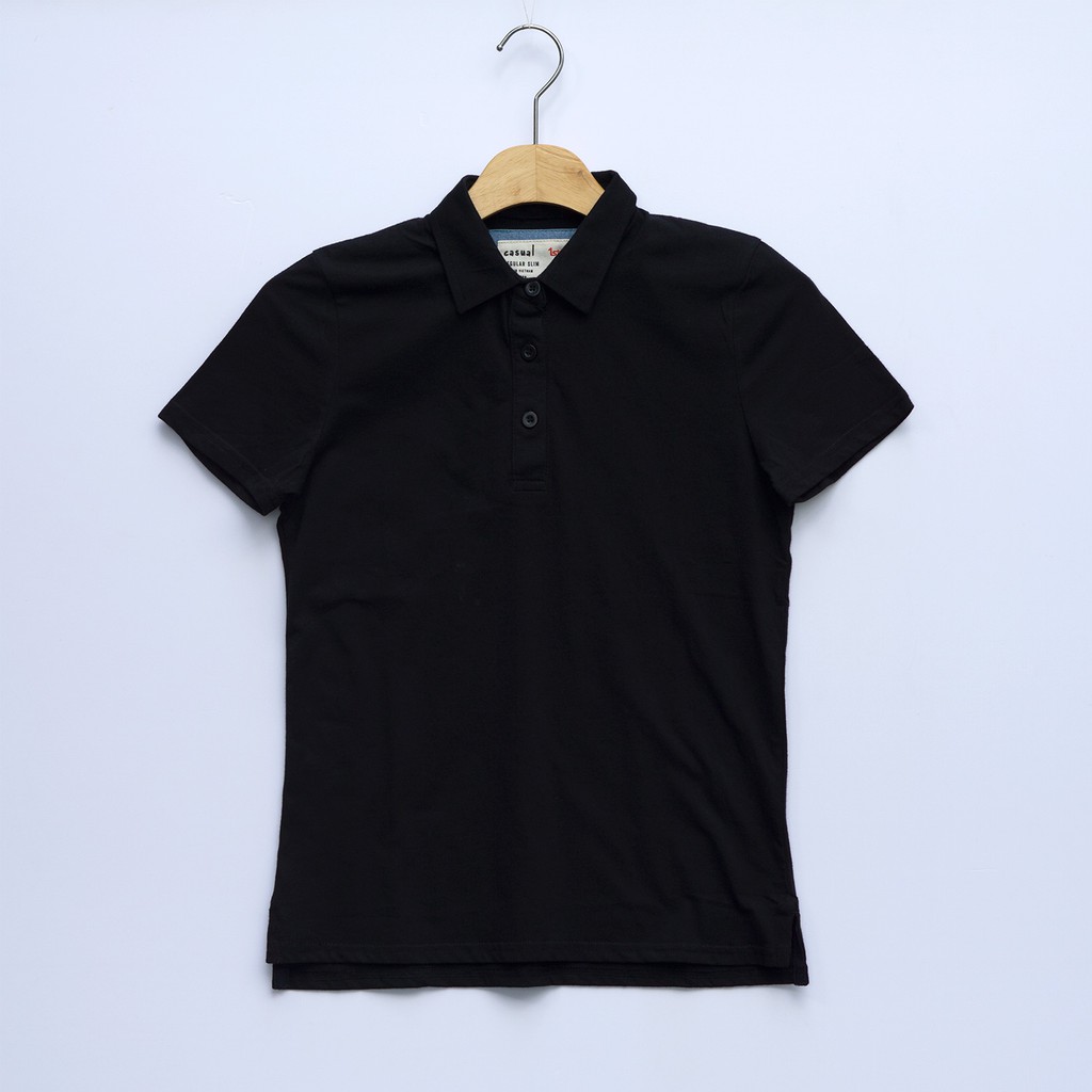 Áo thun Polo nữ Casual 1st có cổ tay ngắn cộc, 100% cotton thoáng mát, thích hợp đi làm, đi chơi, du lịch