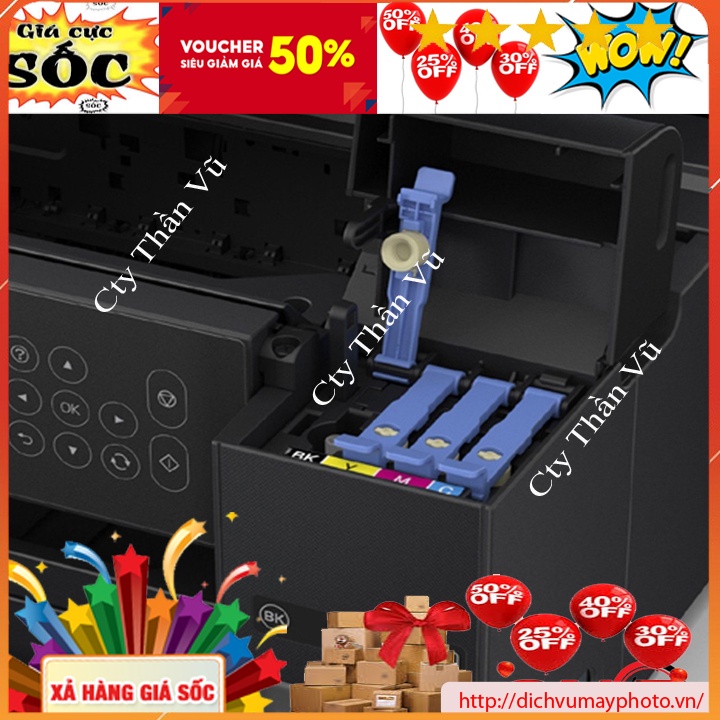 Máy in phun màu đa năng khổ A4 Epson L4160 in màu copy scan Duplex có in 2 mặt kholinhkienmayin