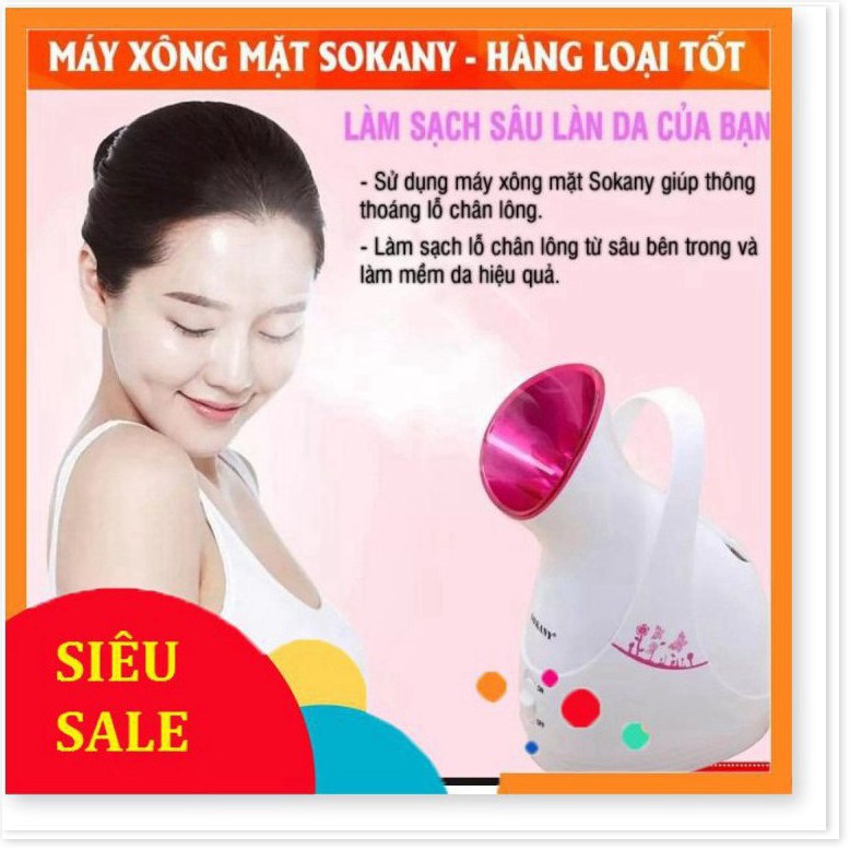 [HÀNG LOẠI 1 - GIÁ SẬP SÀN] Máy Xông Hơi Làm Đẹp Da Mặt Tại Nhà Sokany Chính Hãng