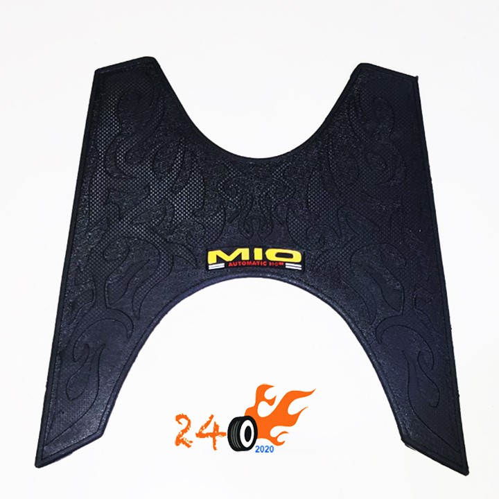 THẢM CAO SU XE YAMAHA MIO MÀU ĐEN