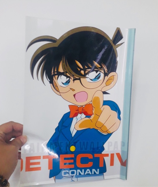 Kẹp phai để bài kiểm tra conan