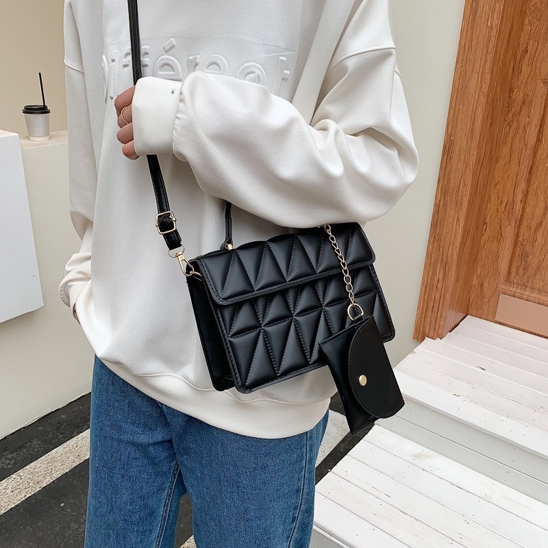 Túi Đeo Chéo Hình Vuông Nhỏ Phong Cách Retro Mới 2022 NB00246