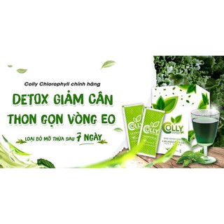 Colly Chlorophyll - Detox Giảm Cân Eo Thon