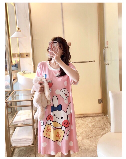 [XẢ HÀNG GIÁ SỐC] Váy ngủ thỏ xinh siêu dễ thương Hàn Quốc | BigBuy360 - bigbuy360.vn