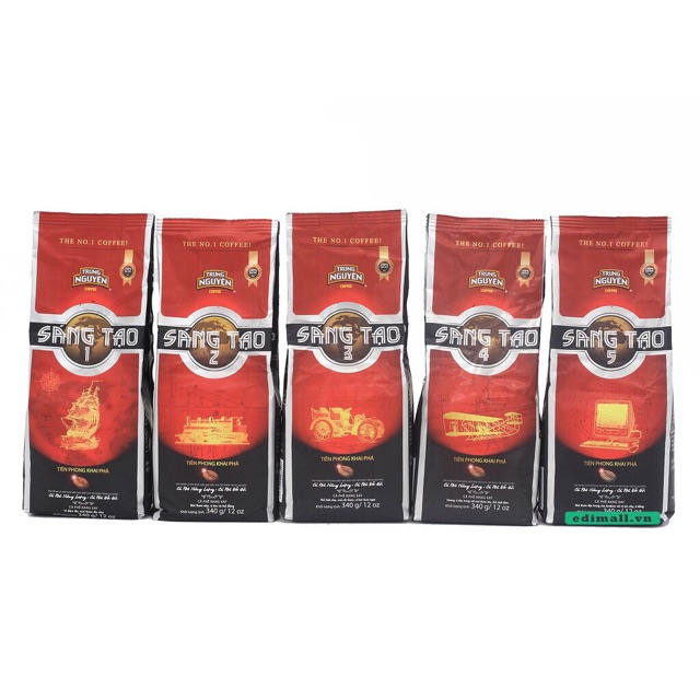 Cà phê rang xay Sáng tạo 1 - Trung Nguyên Legend - Bịch 340gr