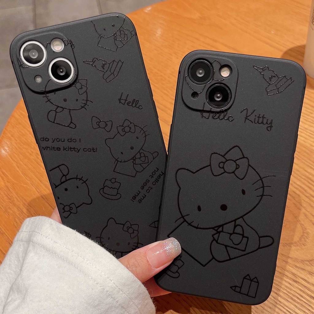 Ốp Điện Thoại TPU Mềm In Hình Mèo Hoạt Hình Dễ Thương Cho iPhone 13pro max 12pro X XS XR XSMAX 7 8 Plus