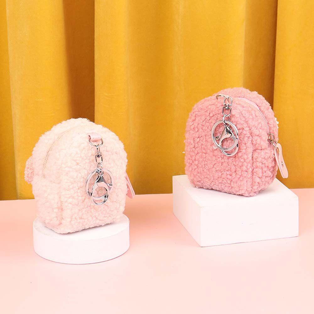 Ví Đựng Tiền Xu Mini Hình Chú Cừu Có Khóa Kéo Dễ Thương