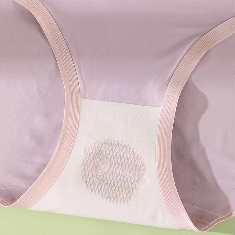 Quần lót lụa lạnh zxyouping không đường may kháng khuẩn độ co giãn cao hàng mới chất lượng cao