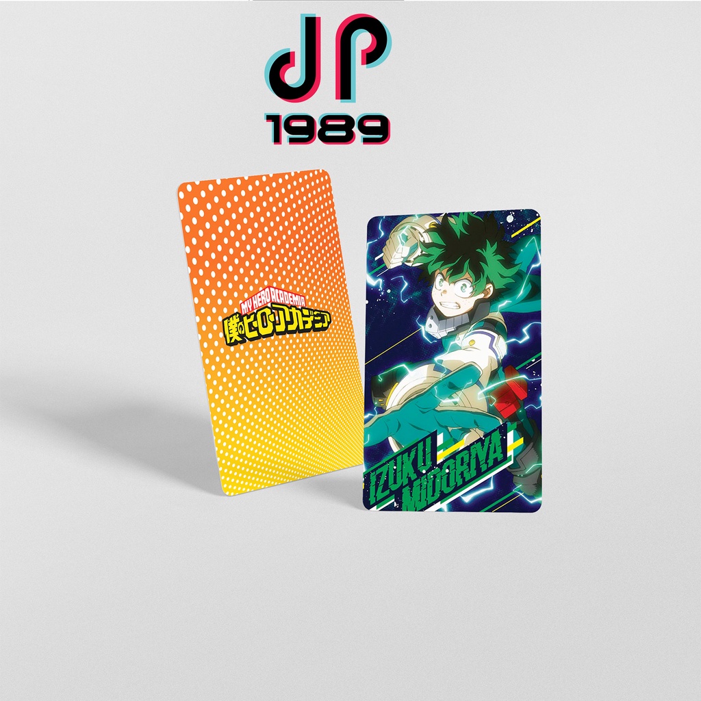 Thẻ My Hero Academia Bo Góc 9x5.4 Giấy Couche