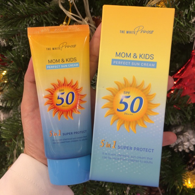 Kem chống nắng mẹ và bé The White Princess Mom & Kids Perfect Sun Cream