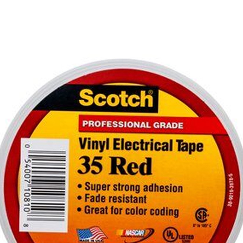 Băng keo điện 3M Vinyl Electrical Tape 35 (đỏ) khổ 3/4'' x 66ft