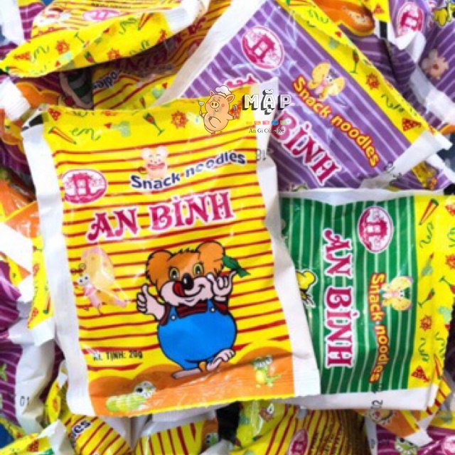 Bimbim Mỳ Tôm An Bình Snack Noodles - Snack Mì Trẻ Em