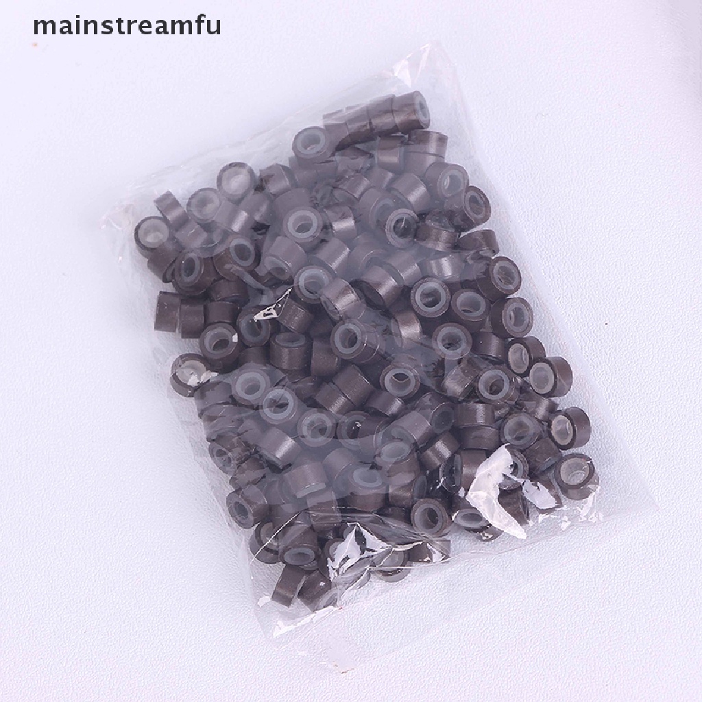 Bộ 200 Móc Nối Tóc Bằng Silicon Hình Lông Vũ Tiện Dụng