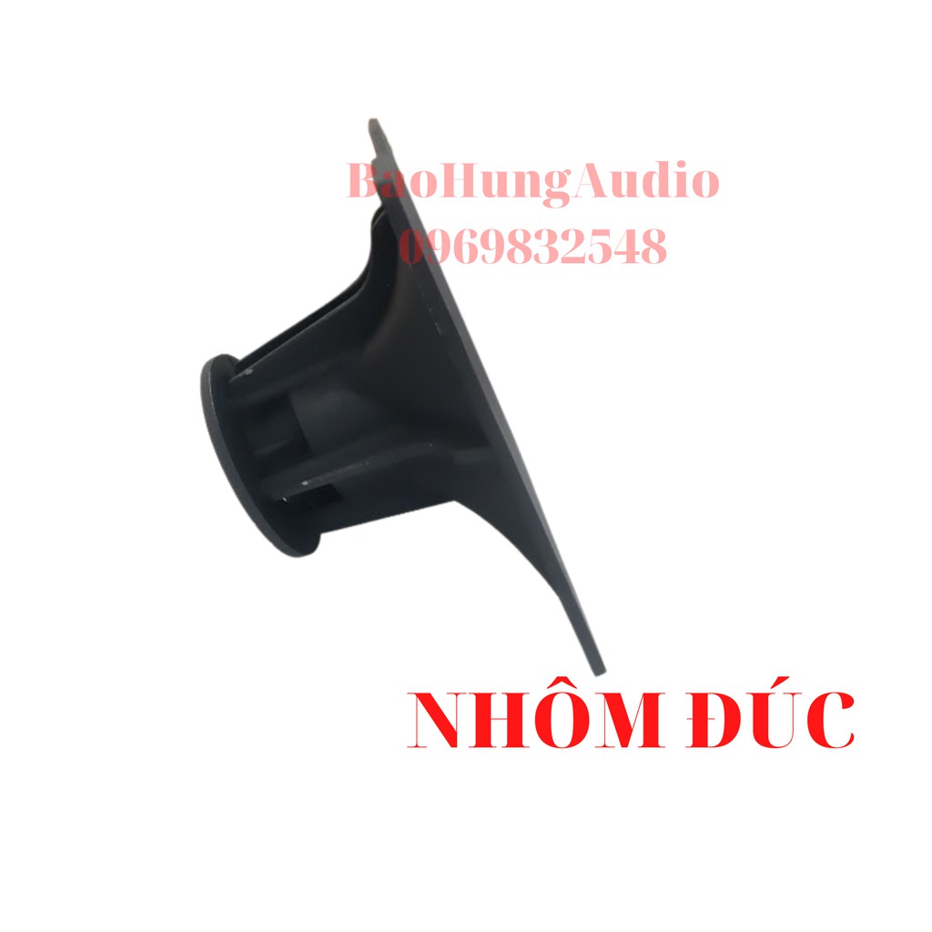 Họng loa treble kèn nhôm đúc nguyên khối 25cm x 25cm.