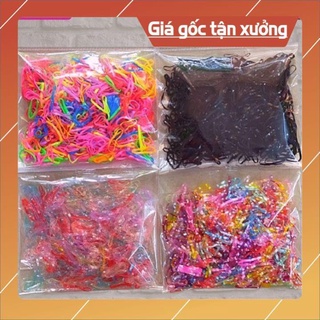 Thun cột tóc nữ 50g- Thun cột tóc nhiều màu - tiện dụng, mang theo dễ dàng - Tomchuakids.