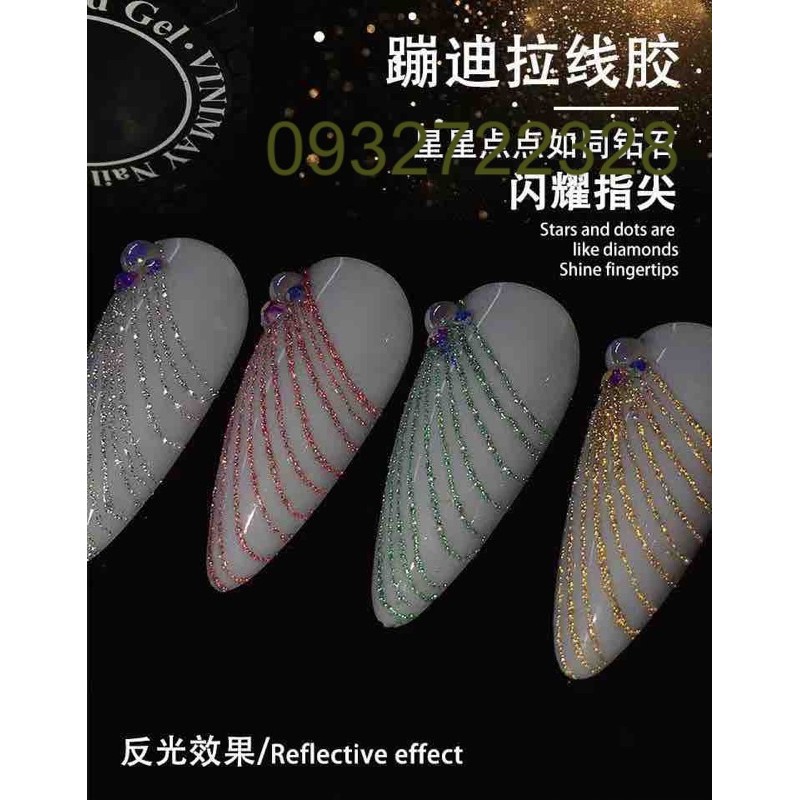 gel nhện flash Vinimay siêu sáng 6 màu