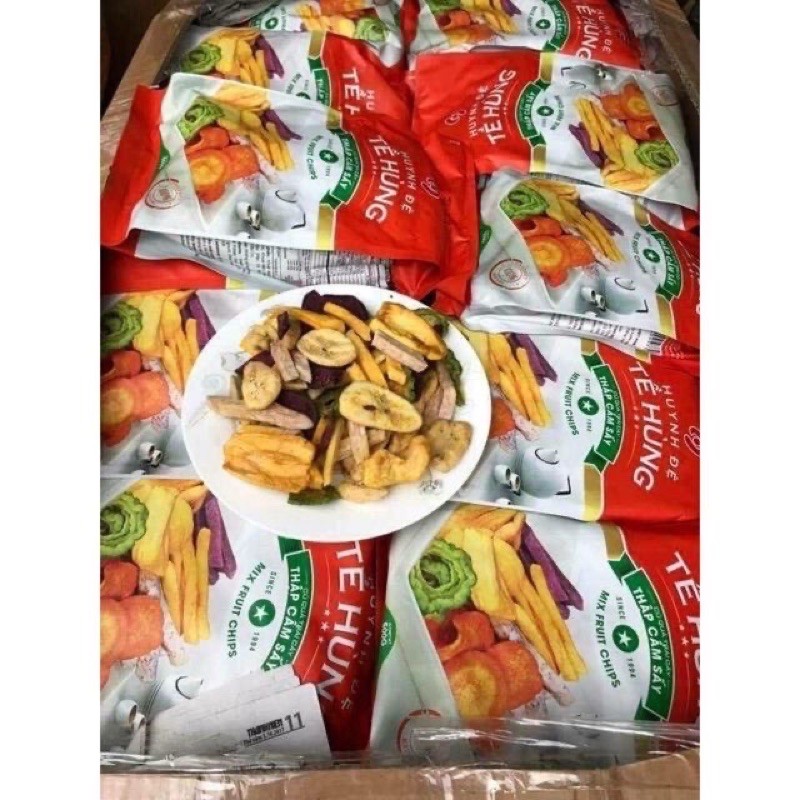 [XẢ] 500g Củ quả trái cây sấy thập cẩm Tế Hùng chính hãng.date 2022