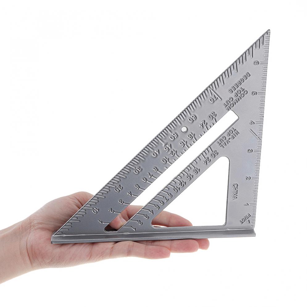 Thước tam giác dùng đo chiều cao 7 inch