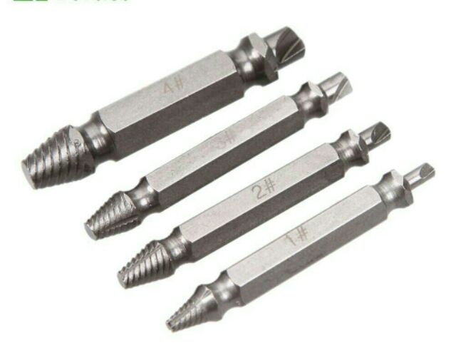 Bộ 4 mũi tháo ốc vít gãy, toét lỗ vít.