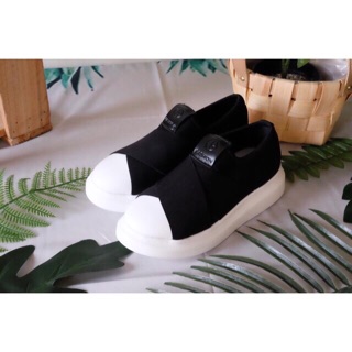 Giày slip on mõm trơn cao 5cm