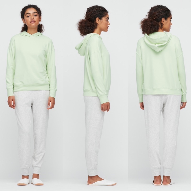 Áo nỉ da cá nữ có mũ hoodies thời trang, trẻ trung của UNIQLO