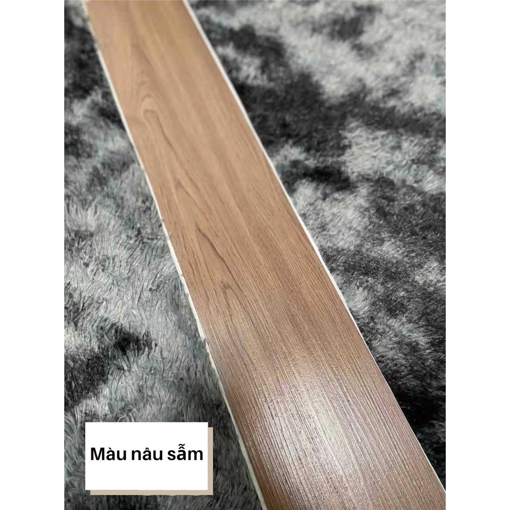 SIV Tấm Sàn nhựa giả vân gỗ, Tự Dán 91X15CM sàn nhựa keo dán dày 2mm
