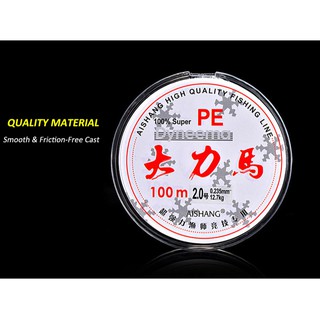 Cuộn dây câu cá 100m chất lượng