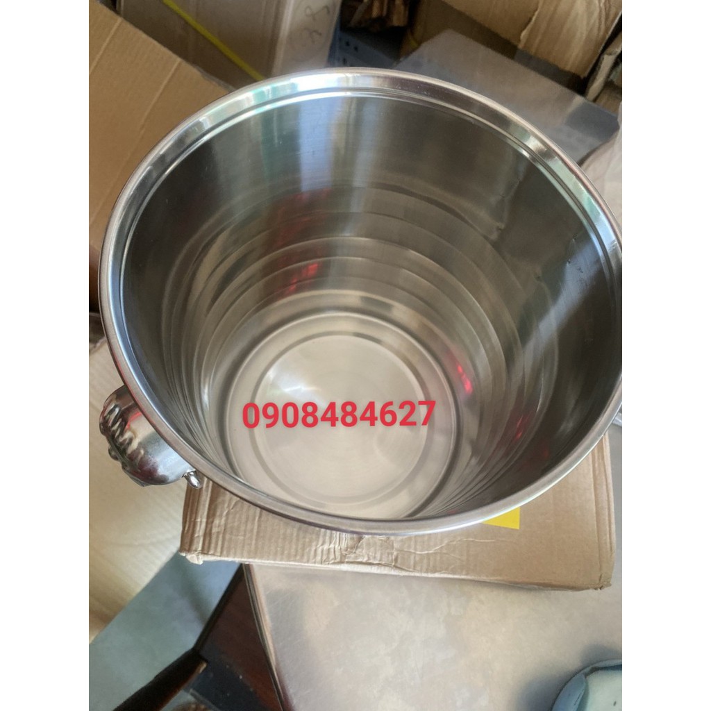 Xô Inox Đựng Đá, Ướp Lạnh Rượu Bia