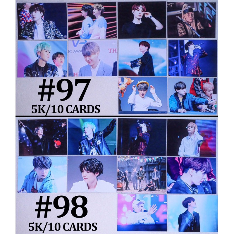 (Có sẵn) Sale set card  SUGA BTS 6 | BigBuy360 - bigbuy360.vn