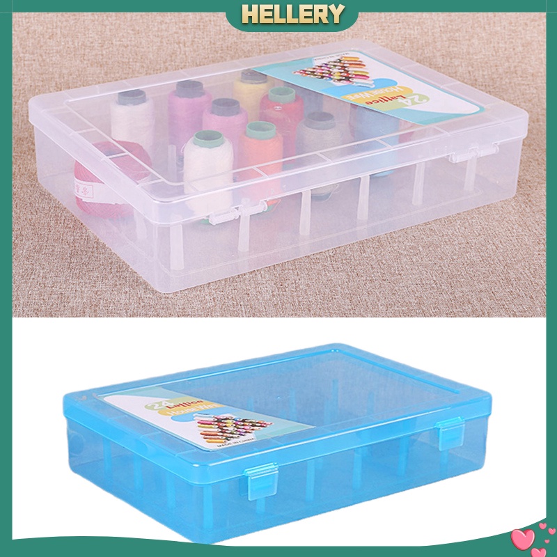 [HELLERY] Sewing Thread Storage Box Organiser Case Spools Organizer