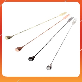 Thìa Khuấy Barspoon 2 Đầu Mạ Màu 40cm