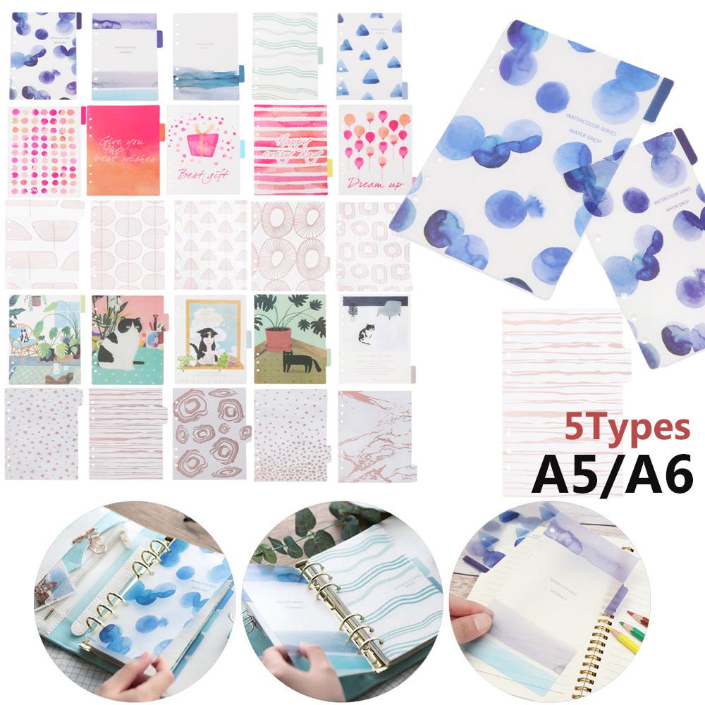 Set 5 Dụng Cụ Tách Vỏ Sổ Tay Bằng Nhựa Phong Cách Vintage