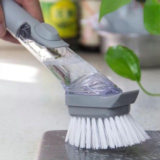 Dụng cụ cọ rửa xoong nồi có tay cầm thông minh.