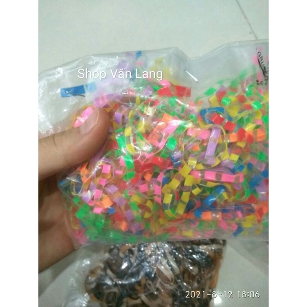 Tặng 1 gói dây chun buộc tóc cho bé nhiều màu helobaby