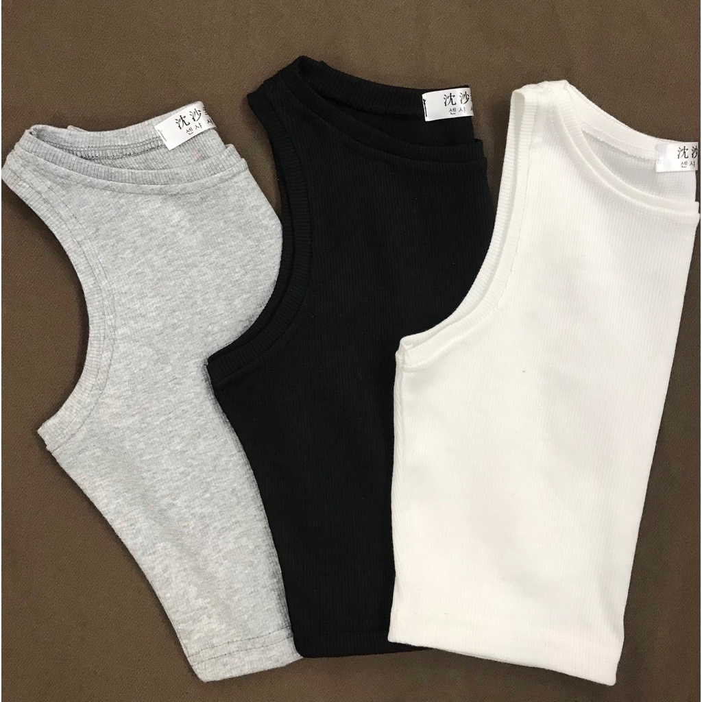 Áo Balo Croptop Nữ Basic Len Tăm Co Giãn SERAPHIC  BL02 | BigBuy360 - bigbuy360.vn