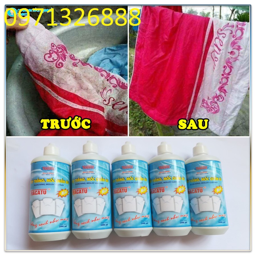 Thuốc tẩy mốc quần áo Tracatu loại 500ml