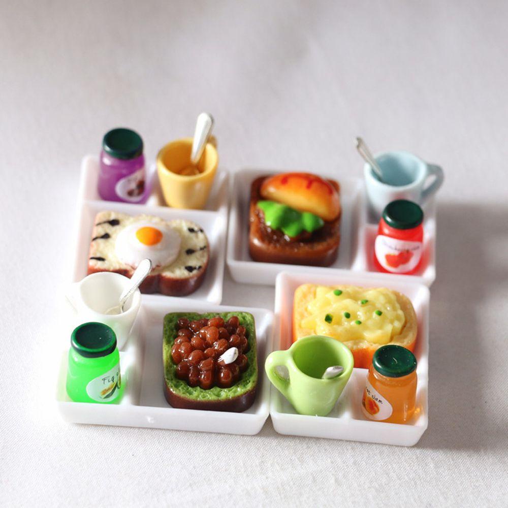LAYOR1 Bộ Ly Đĩa, Chén, Ly Dễ Thương Cho Nhà Búp Bê