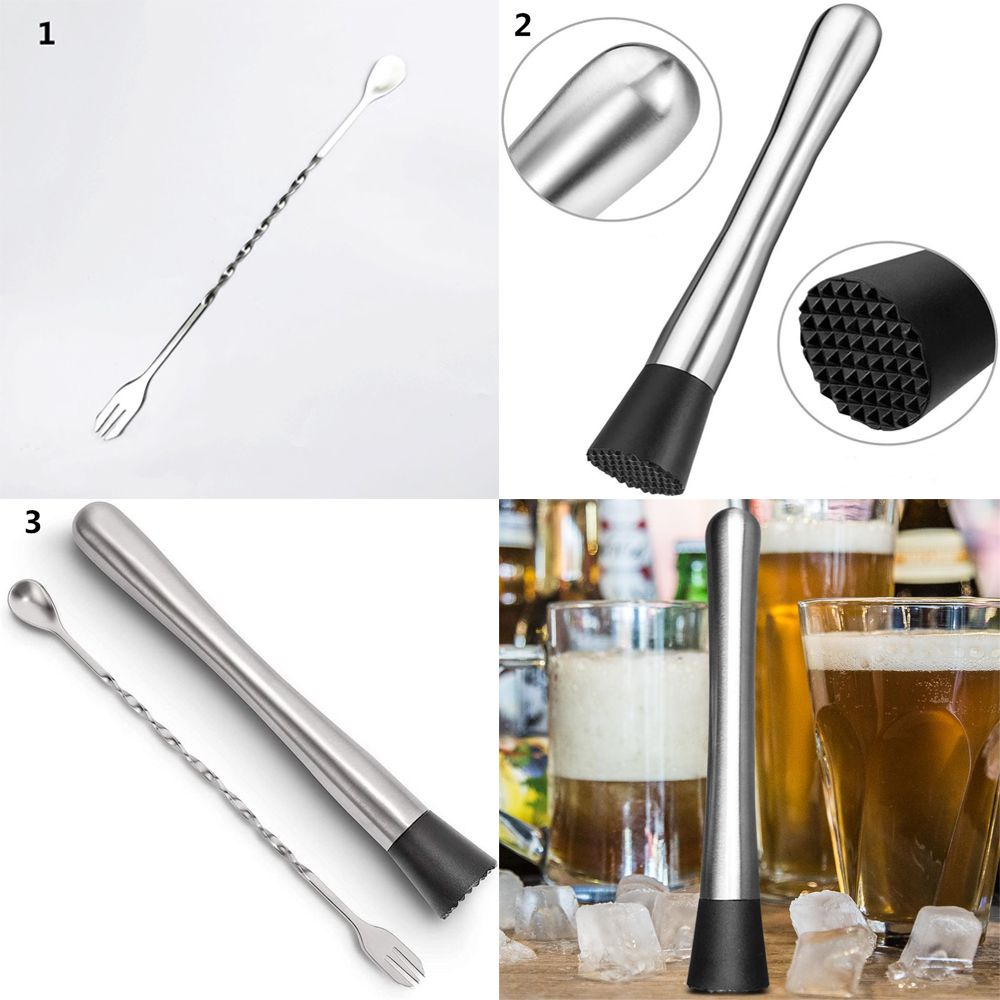 Dụng cụ pha chế rượu Cocktail bằng thép không gỉ DIY